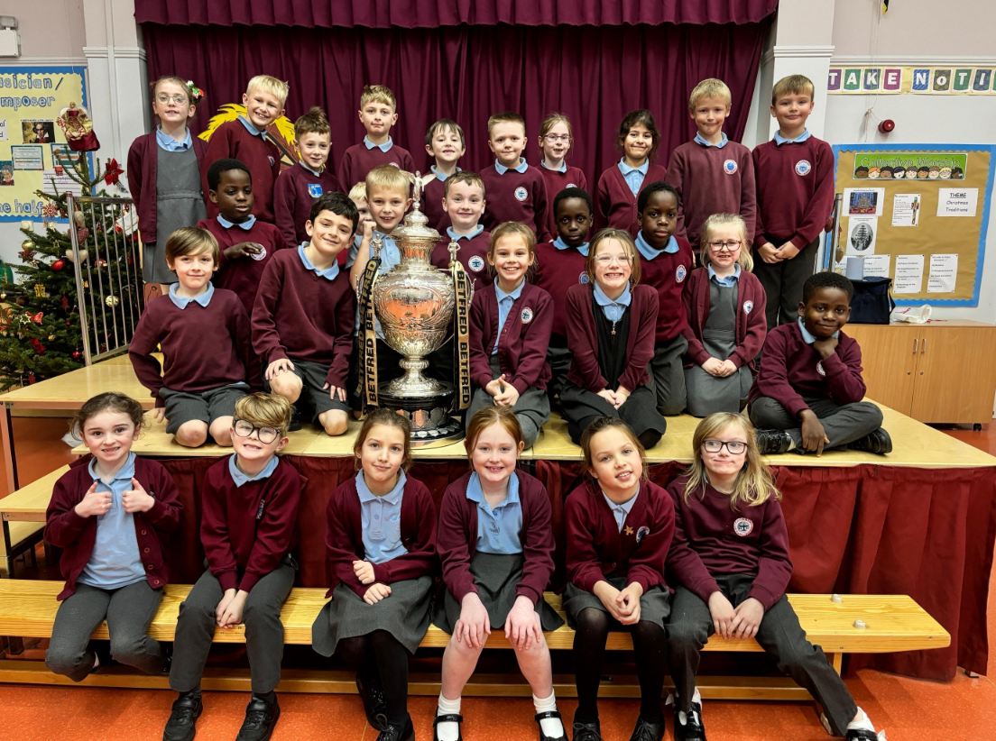 The Challenge Cup. An assembly and visit from Leigh Leopards